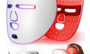 LED Face Mask with Red Light Therapy for Home Facial Rejuvenation | 3-Mode Wireless Skin Care