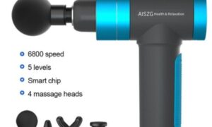 Portable USB Muscle Massager for Pain Relief & Muscle Relaxation | 5-Speed Deep Tissue Device