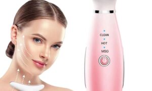 3-in-1 Neck and Face Massager with Thermal Lifting & Vibration | Compact Skin Tightening Device