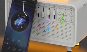 3-in-1 Sleep Speaker White Noise Machine with Night Light & Bluetooth