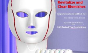 Seven-Color LED Beauty Mask for Skin Therapy and Rejuvenation