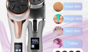 LCD Electric Foot Scrubber with Vacuum | Waterproof Pedicure Tool for Dead Skin & Callus Removal