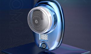 Digital Waterproof Portable Electric Shaver for Travel | Type-C Rechargeable Mini Razor