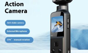 4K Mini Sports Camera – Pocket HD Action Cam with Anti-Shake Stabilization