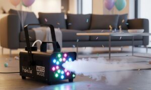 LED-500 Fog Machine and LED Stage Lights with Remote