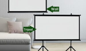 Portable Projector Screen with Stand – HD Indoor & Outdoor